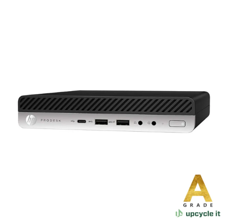 HP ProDesk 600 G4 Tiny (Refurbished) A computer med Linux