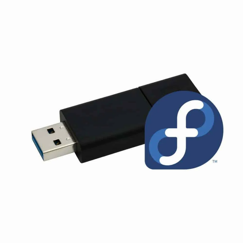 Fedora Linux på USB