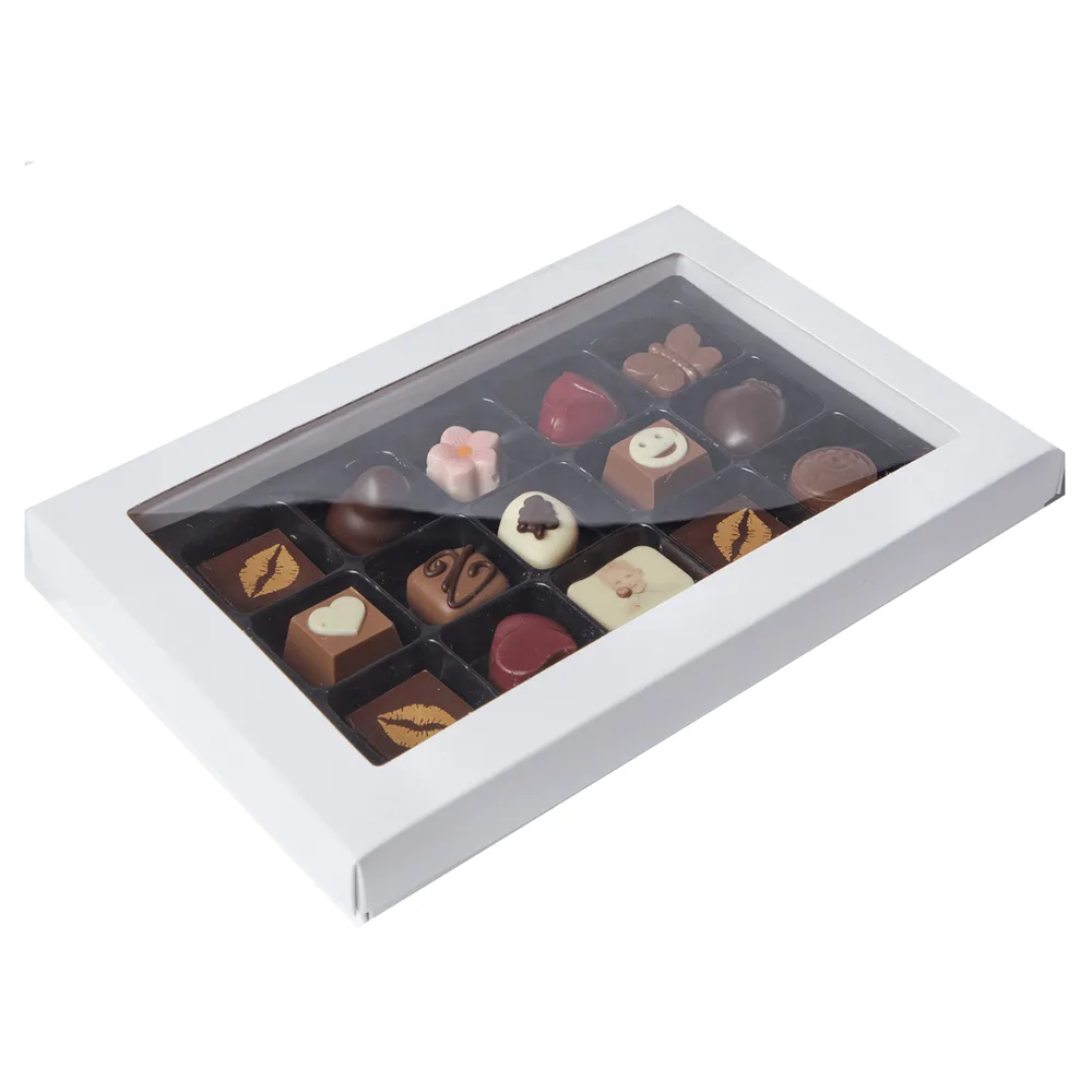 CW Chokoladeæske til 15 chokolader - 4 stk
