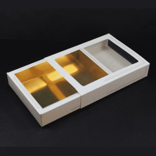 NR Chokoladeæske - hvid, 150x110x25 mm (NR.1) - 10 stk