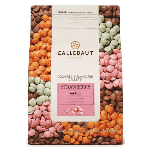 Callebaut Strawberry, 500g (Bedst før 24-06-2026)
