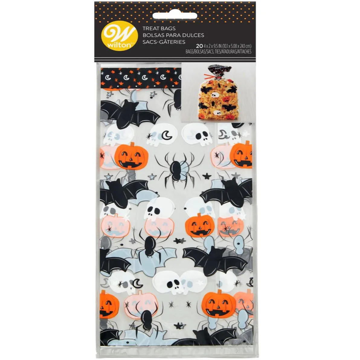 Wilton Halloween slikpose, 20 stk.