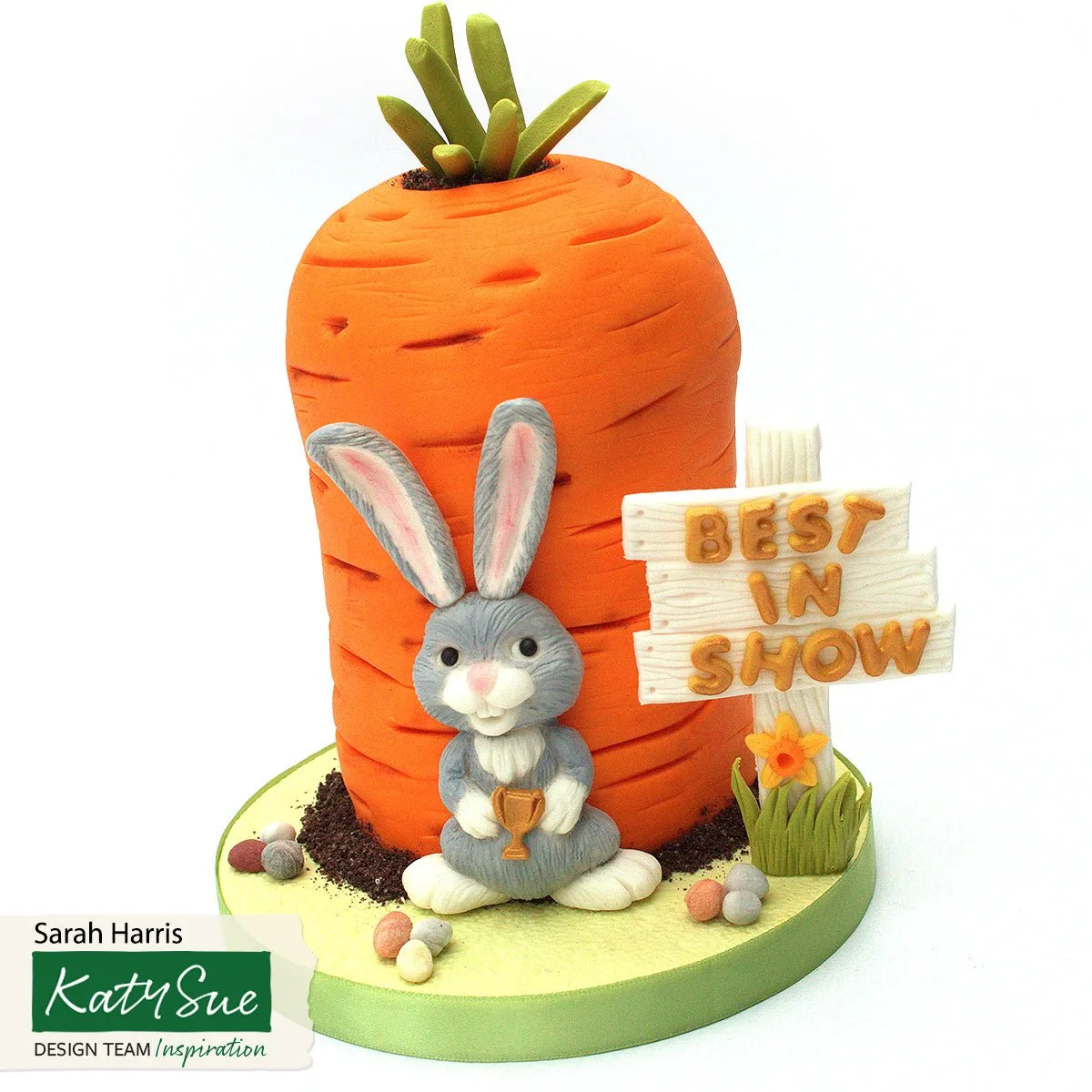 Katy Sue Silikoneform Påskehare / Easter Bunny Silicone Mould
