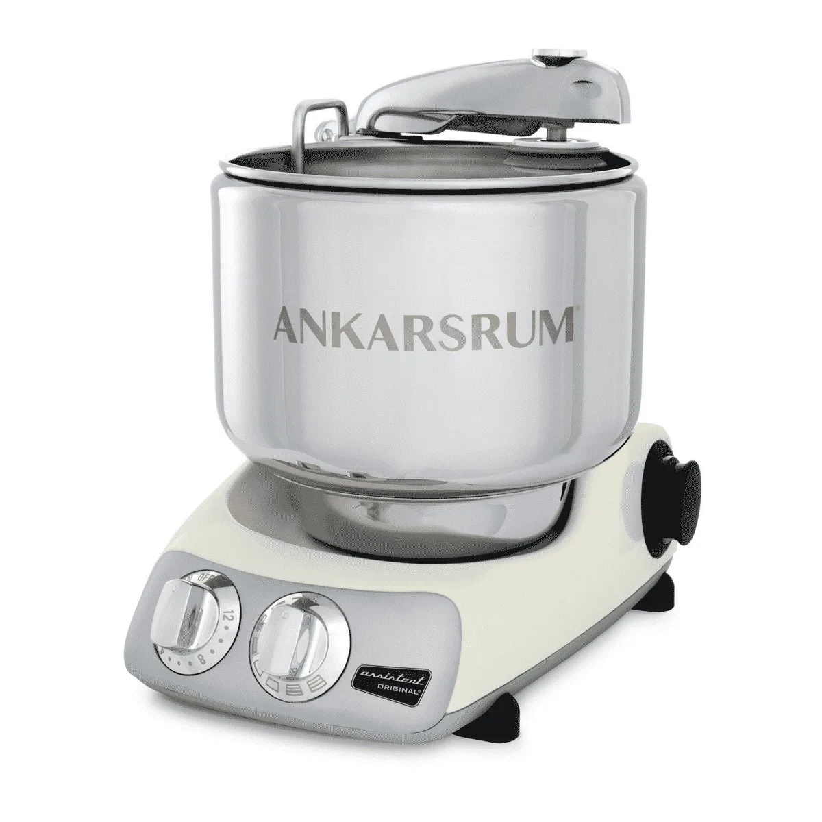 Ankarsrum Assistent Original AKM 6230 - Råhvid / Light Creme + De Luxe Pakken