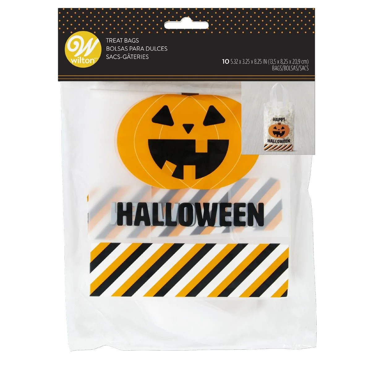 Wilton Halloween Slikpose - Happy Halloween, 10 stk.