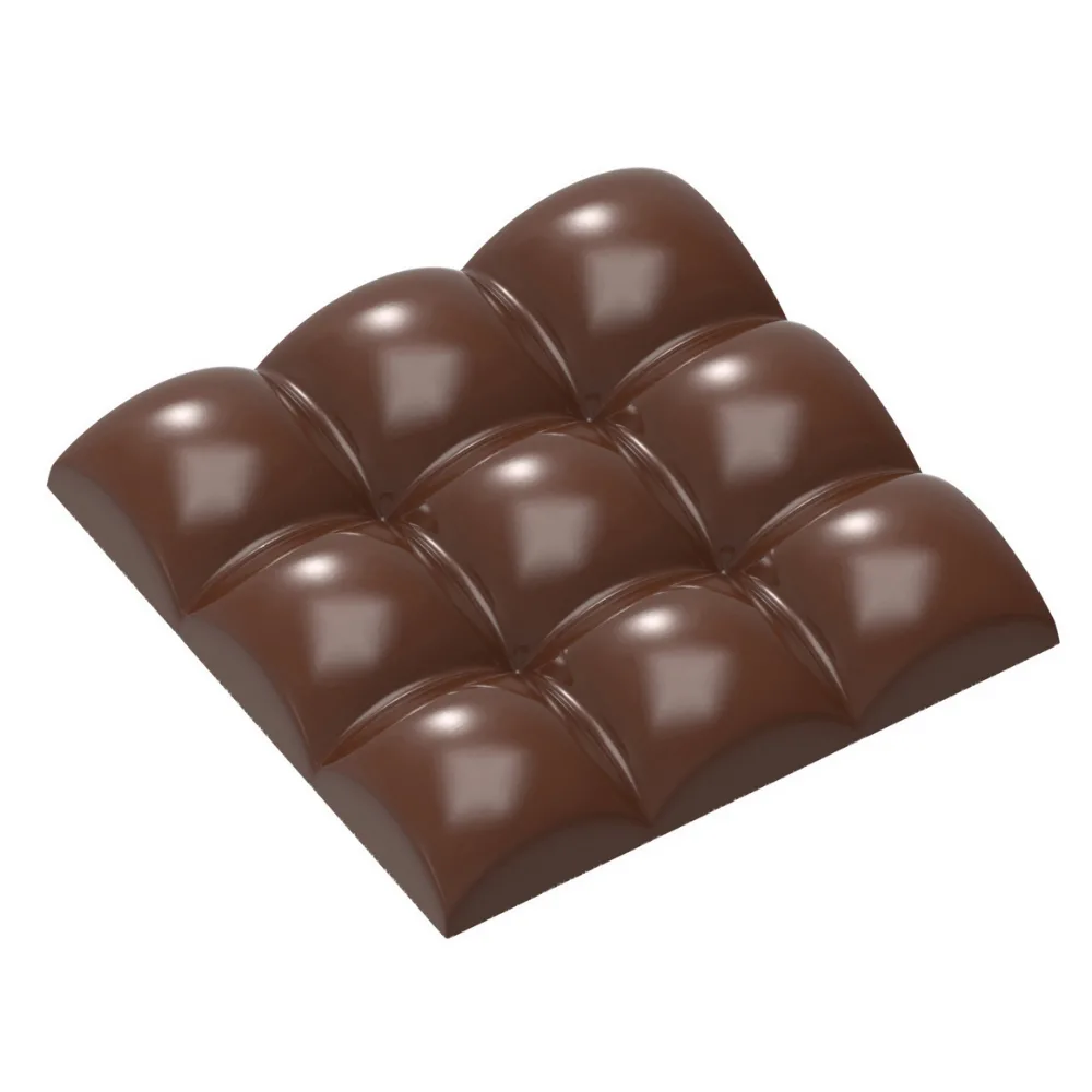 CW Chokoladeform Tablet Square Sphere - Alexandre Bourdeaux – hård plast /polycarbonate - CW1898