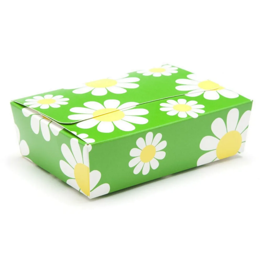 NR Chokoladeæske – Choc Ballotin, Daisy Floral – 10 x 6,6 x 3,1 cm – 5 stk