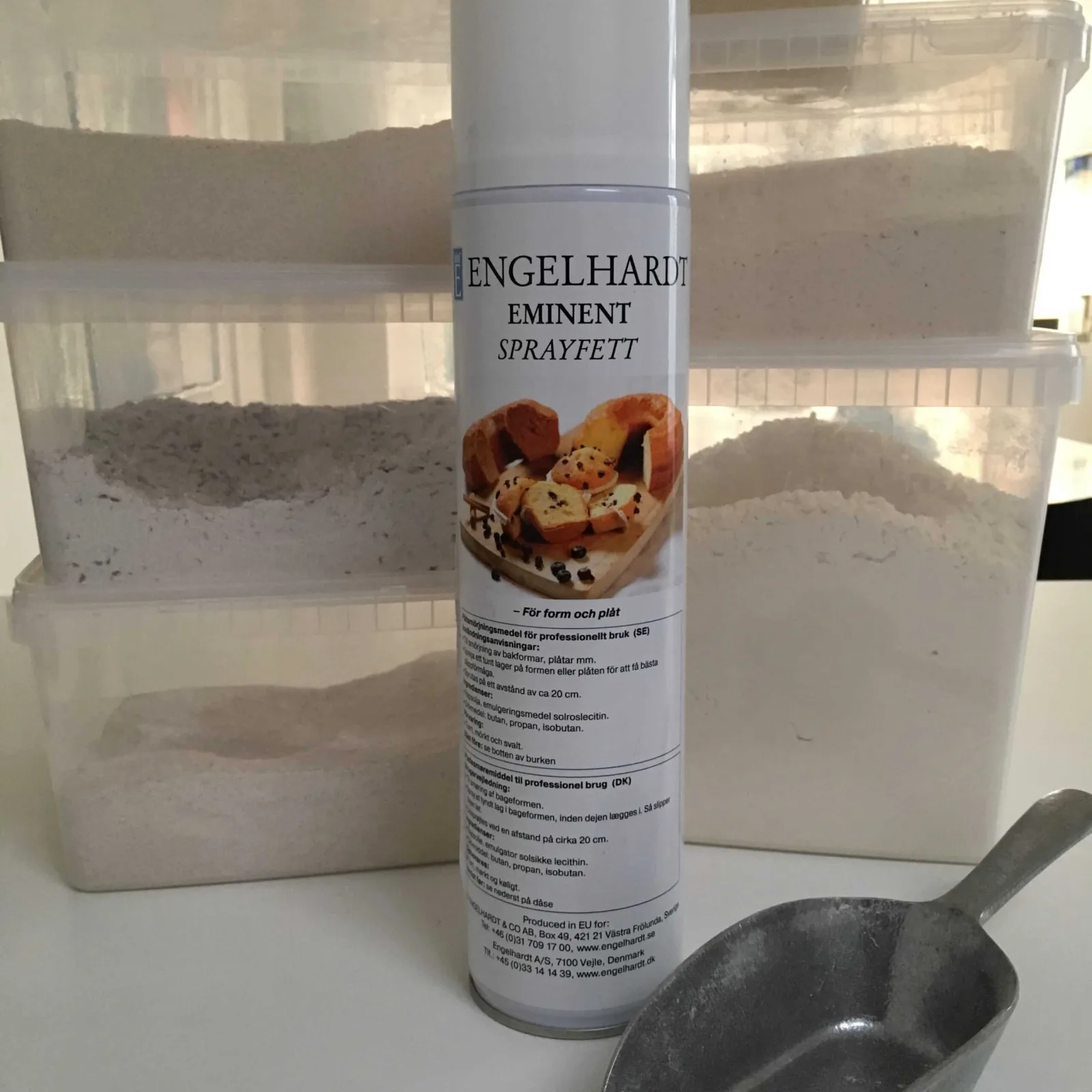Bagespray, 600 ml (fedtspray til plader og forme) 2 stk