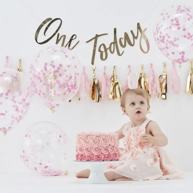 Ginger Ray Smash Cake kit - lyserød