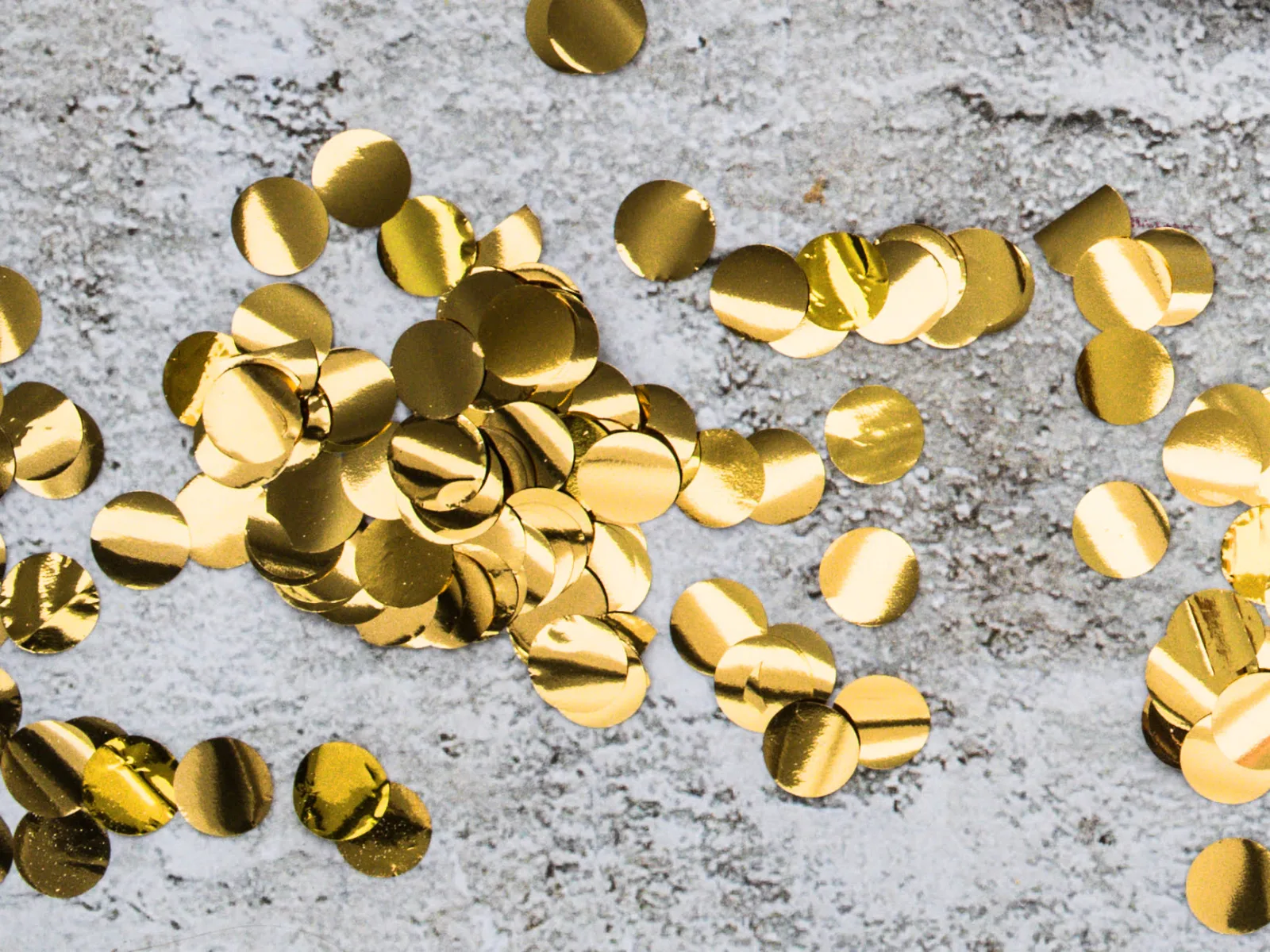PartyDeco Konfetti, guld, 15g