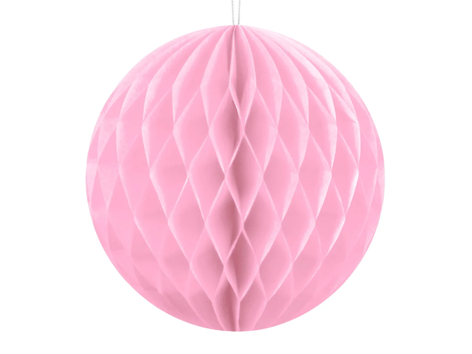 PartyDeco Honeycomb Ball, lyserød, 40 cm