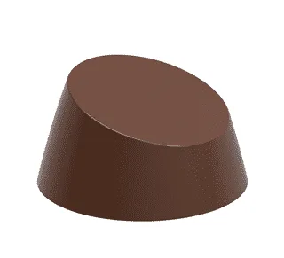 CW Chokoladeform rund med kant i hård plast/polycarbonate CW1603