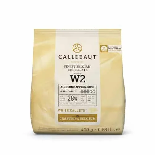 Callebaut chokolade hvid, 400g (28%) Recipe N° W2