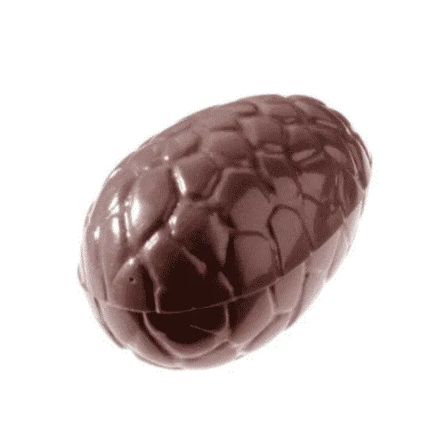 CW Chokoladeform til påskeæg med mønster - hård plast /polycarbonate - CW1266