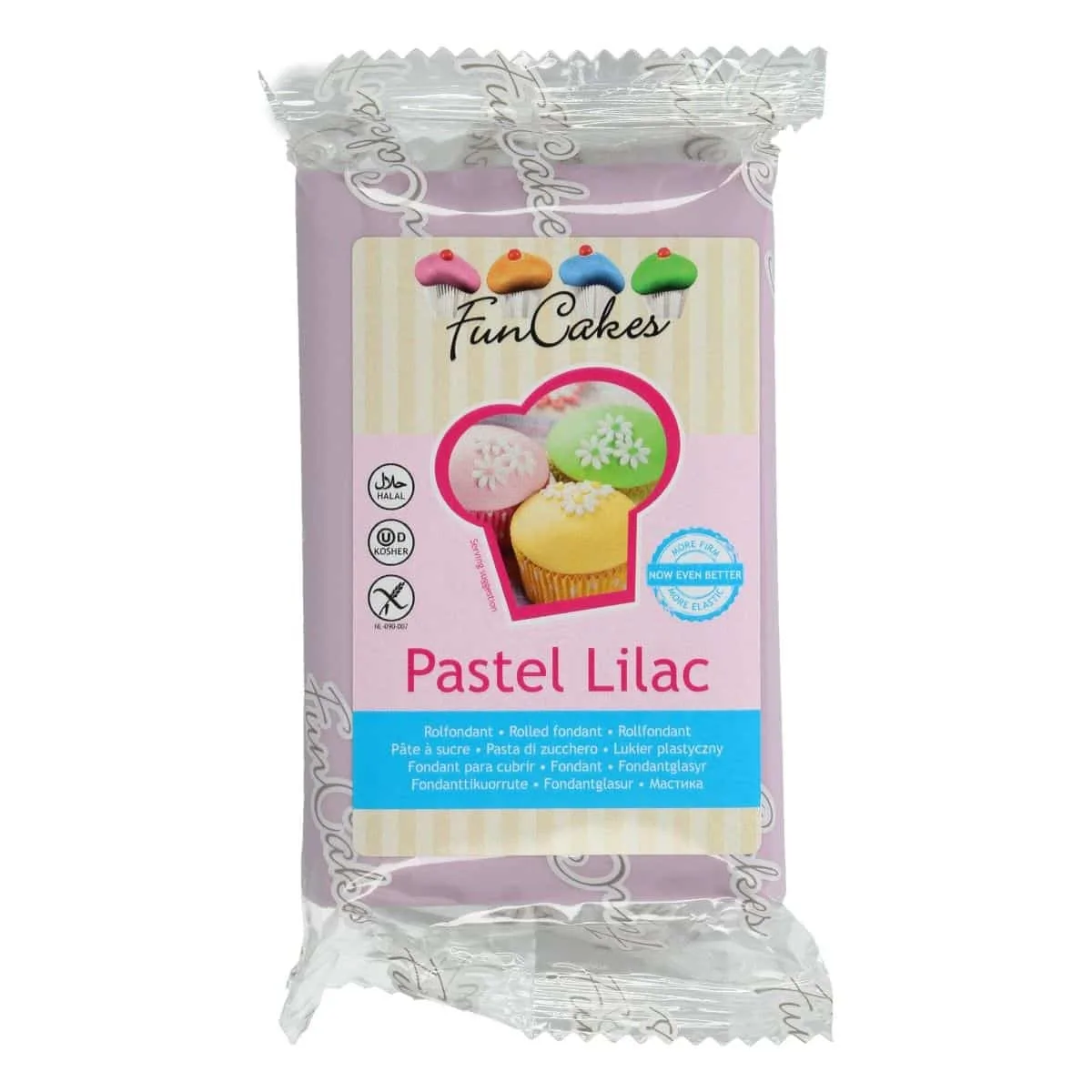 Funcakes fondant, lys lilla / Pastel Lilac, 250g