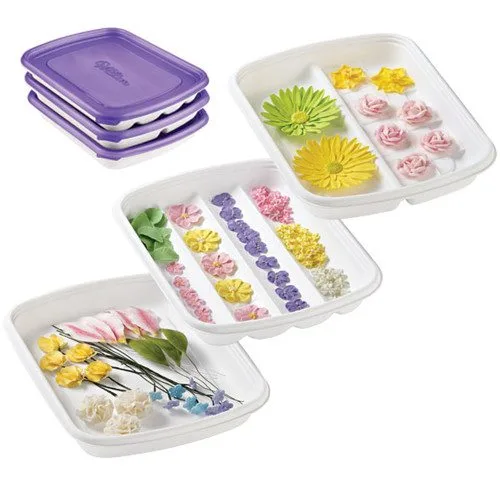 Wilton Opbevaringsbakker til fondant blomster
