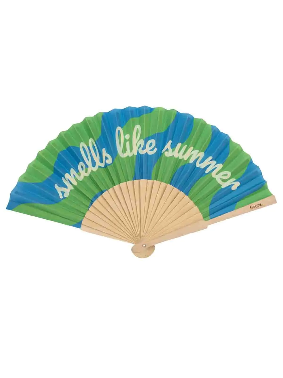Vifte - "Smells like summer" i grøn og blå