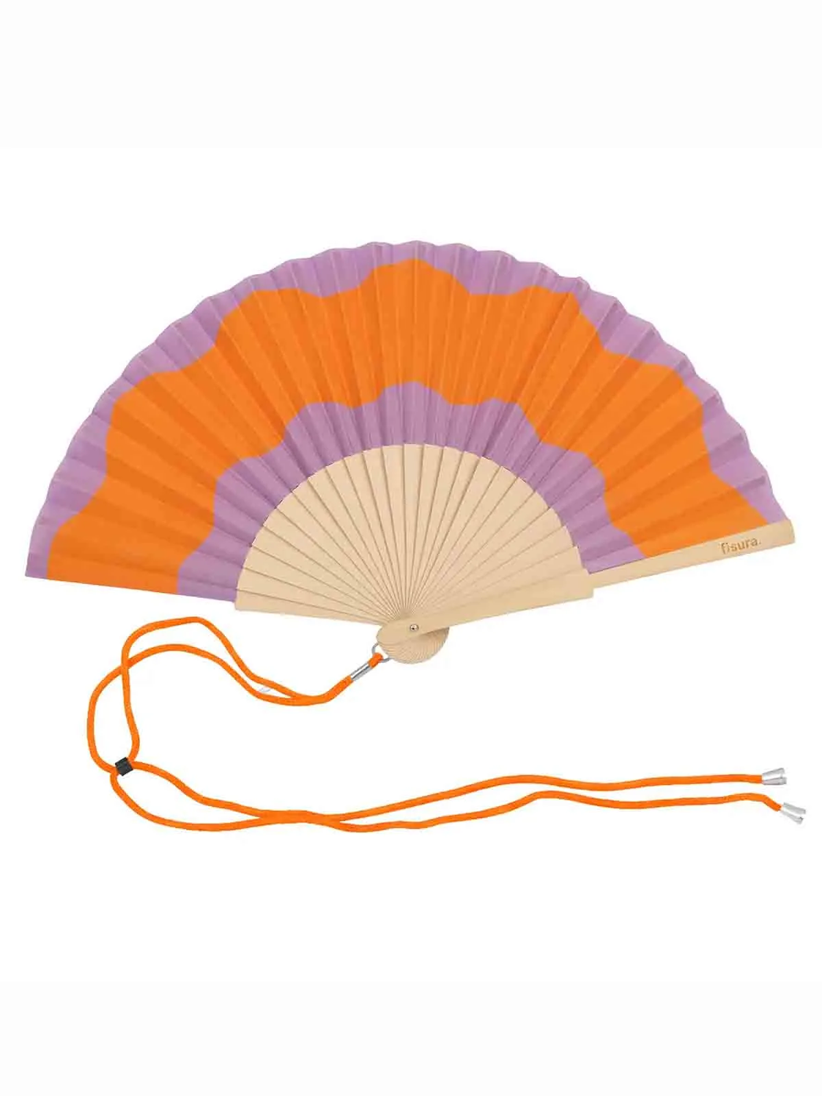 Vifte - Orange og lilla bølger
