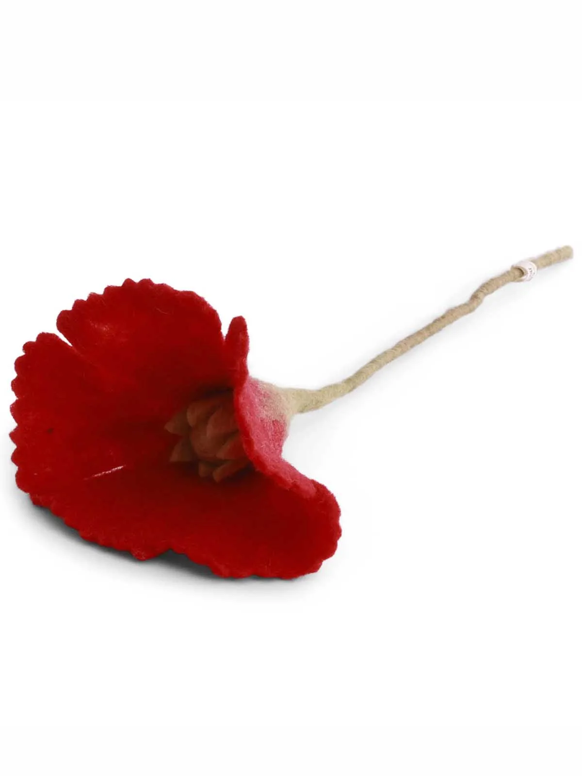 Filt valmue (34 cm) - Rød