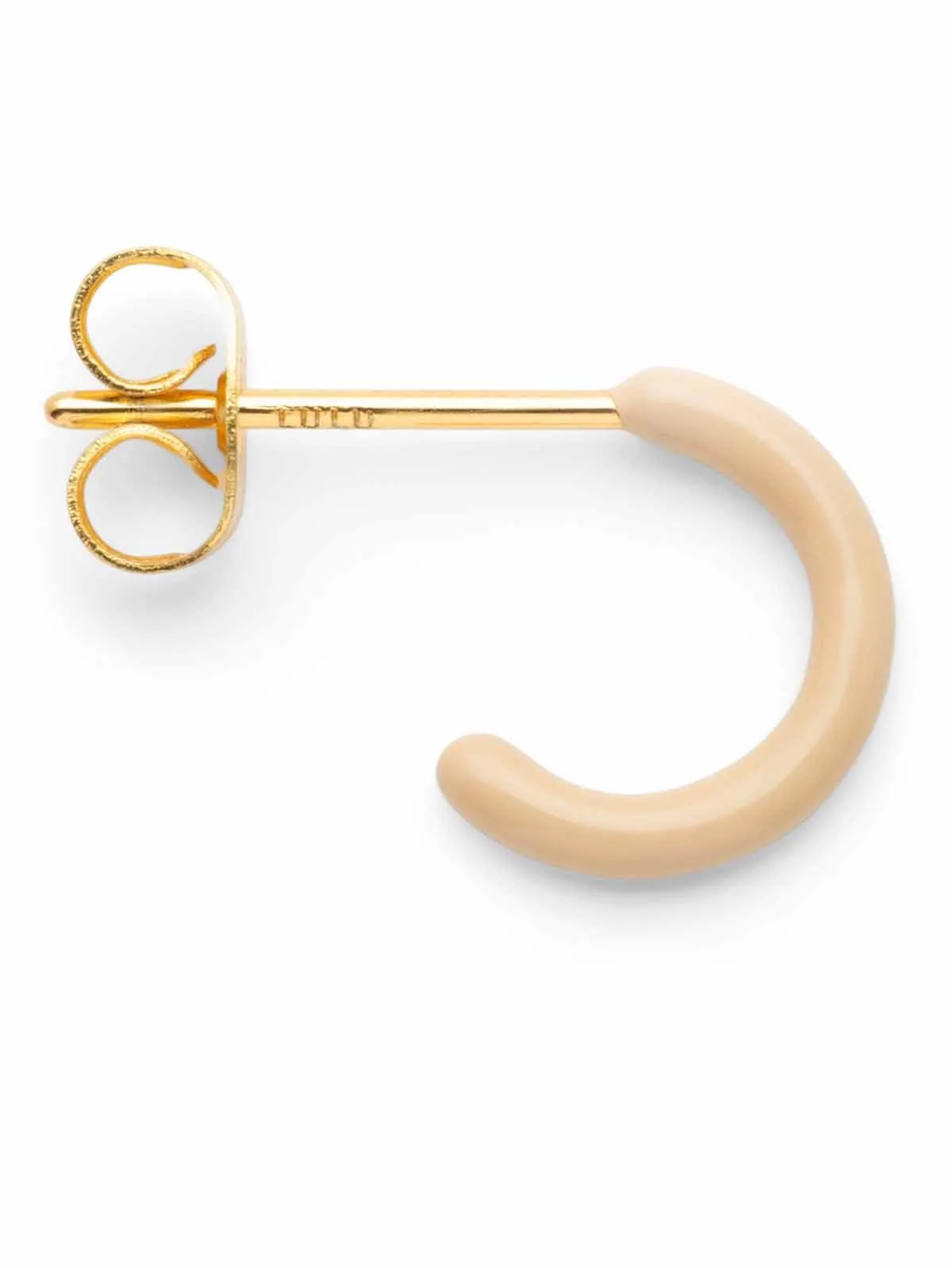 Ørering - "Color Hoop" Small - flere farver - Buttercream