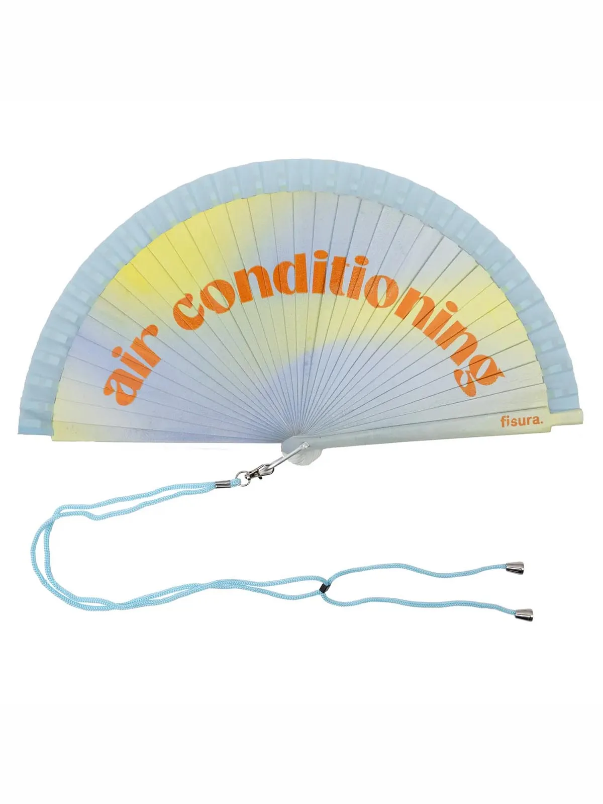 Vifte - "Air conditioning" lyseblå og orange