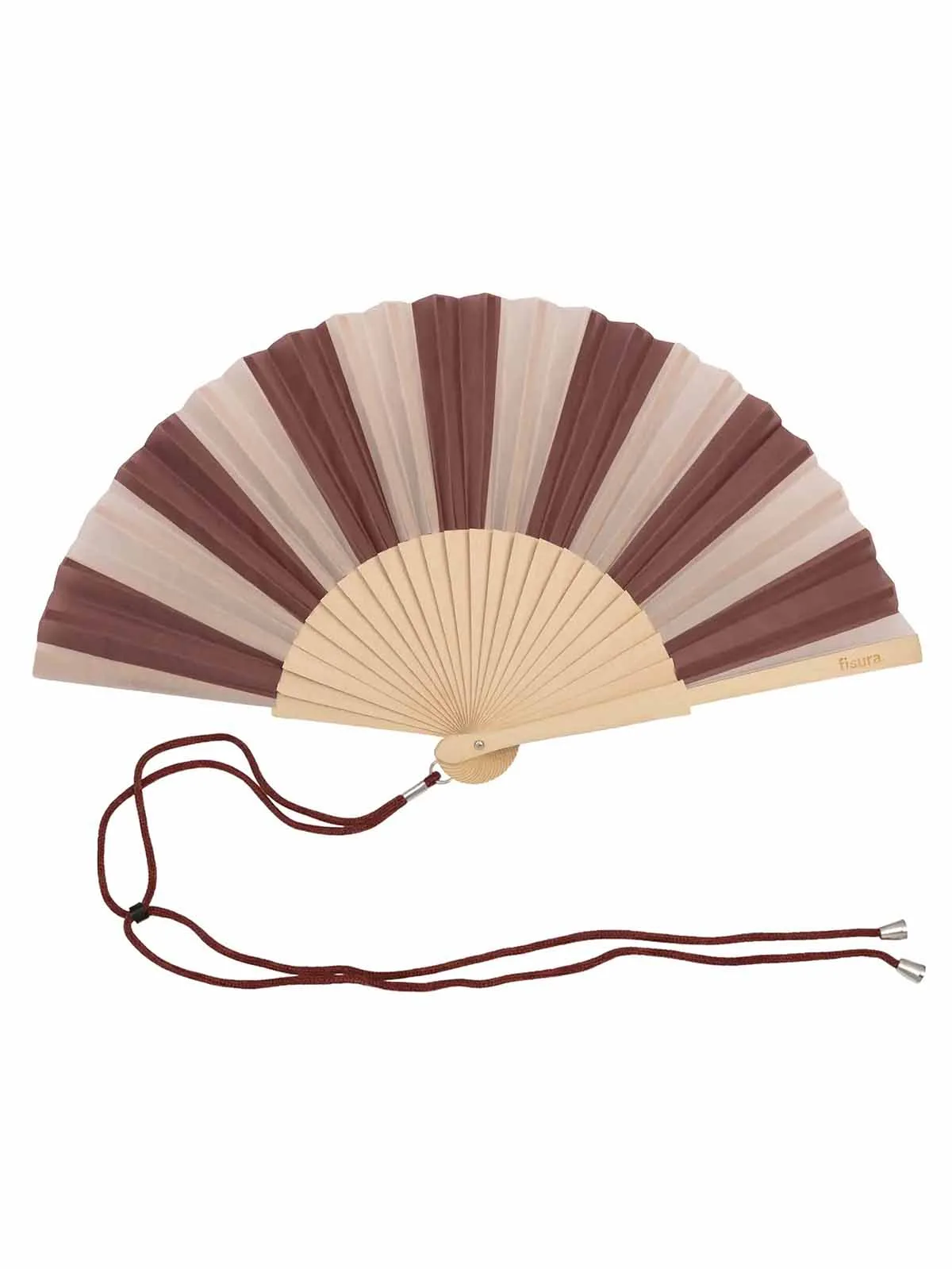 Vifte - Stribet beige-brun