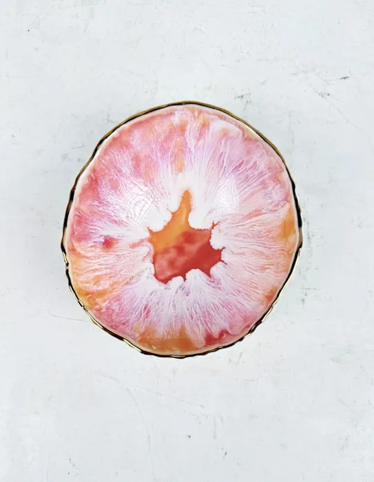 Mellem smykkeskål - Orange/koral