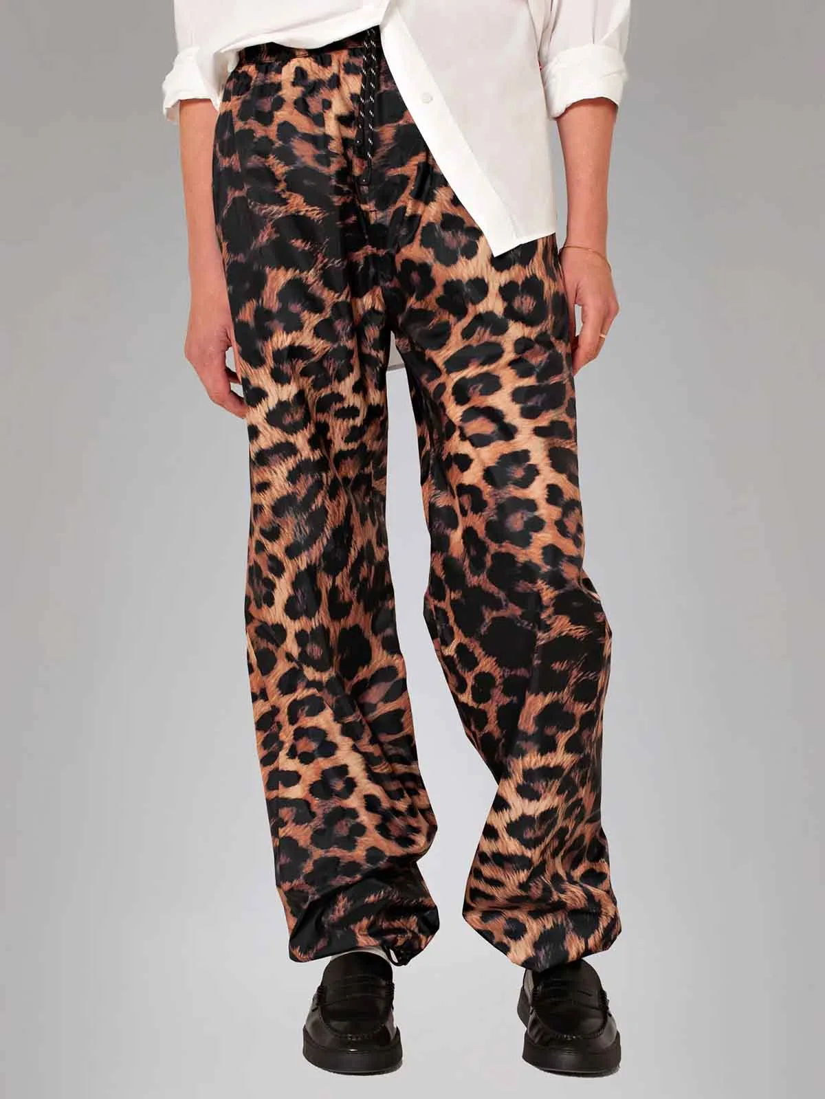 Regnbukser - Dark Leopard - M/L