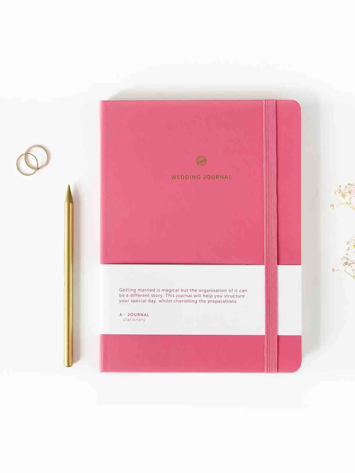 Wedding journal - Lyserød