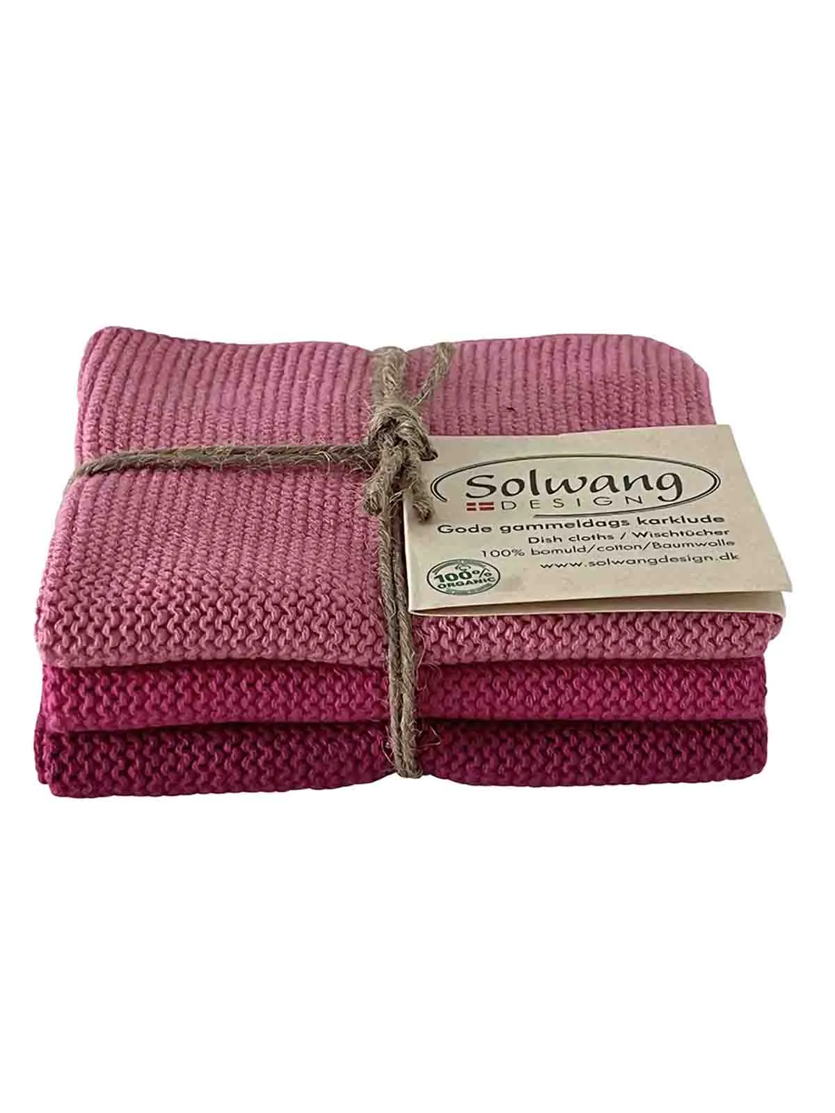 Solwang Karklude i bomuld - Pink
