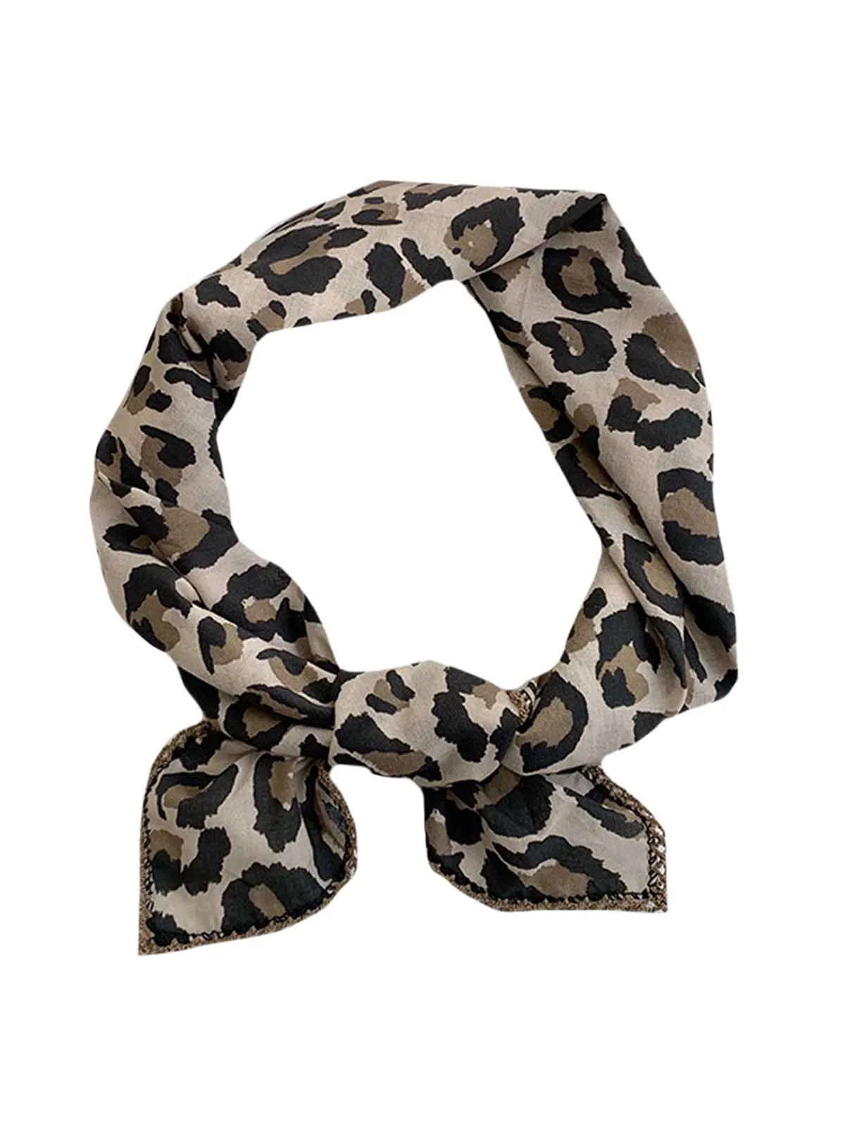 Tørklæde "Iduna" - Leopard