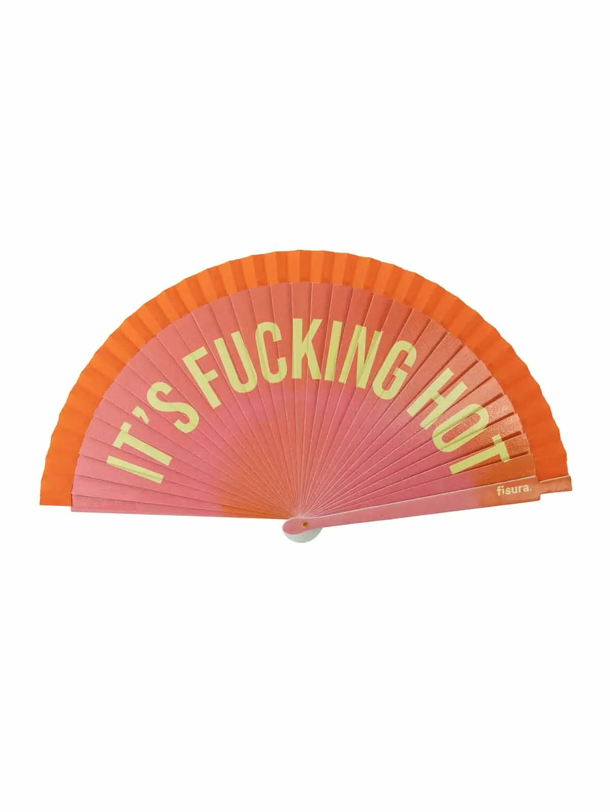 Vifte "It's fucking hot" - Orange-pink