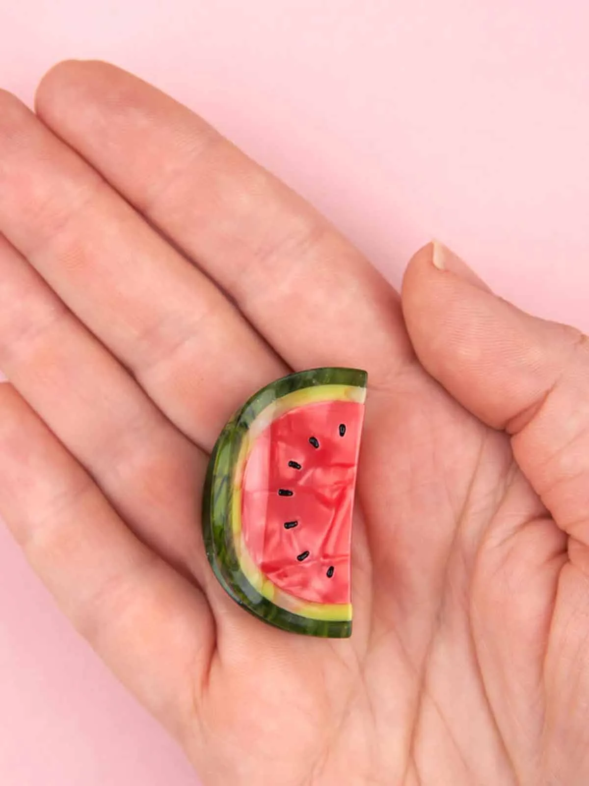 Mini hårklemme - Vandmelon