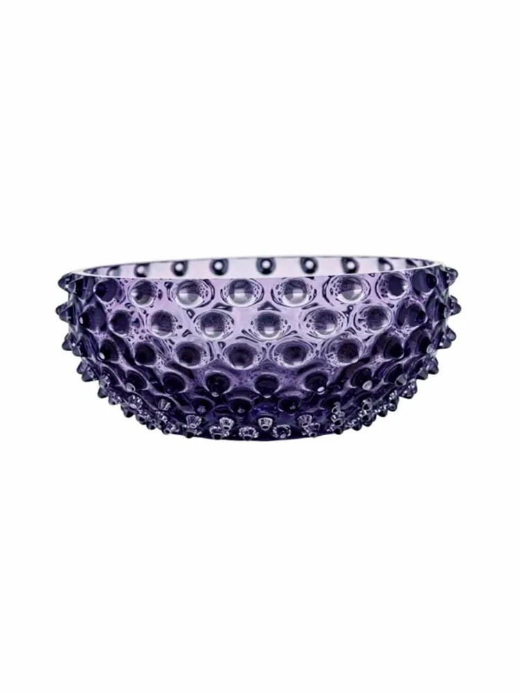 Skål i pindsvinglas 17 cm - Indego