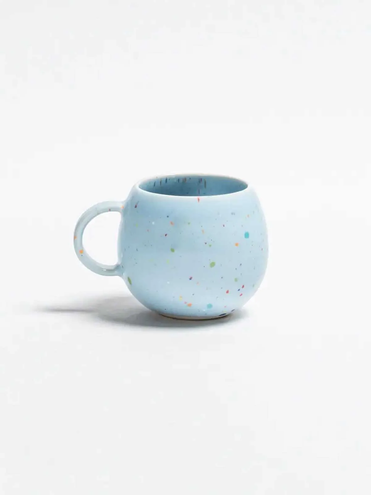 Kop med hank 500 ml "confetti" - Flere farver - Babyblå