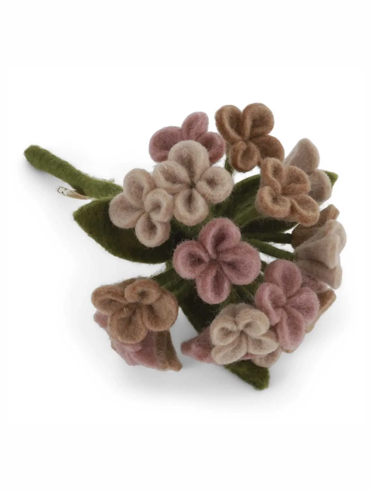 Filt lille hortensia - Rosa