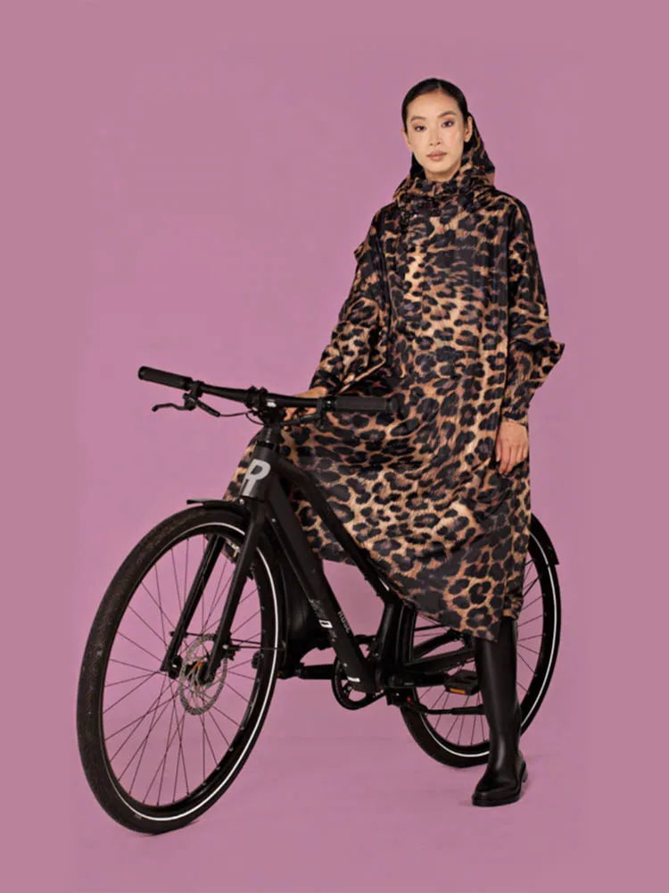 Regnponcho - Dark Leopard