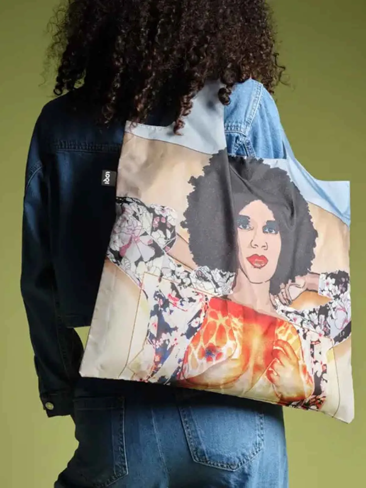 Indkøbsnet - Mickalene Thomas "Portræt af Maya No. 10