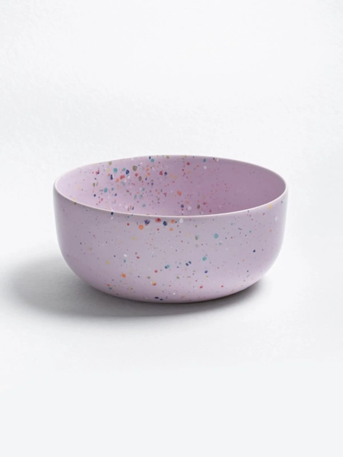 Stor salatskål 26 cm "confetti" - Flere farver - Hvid