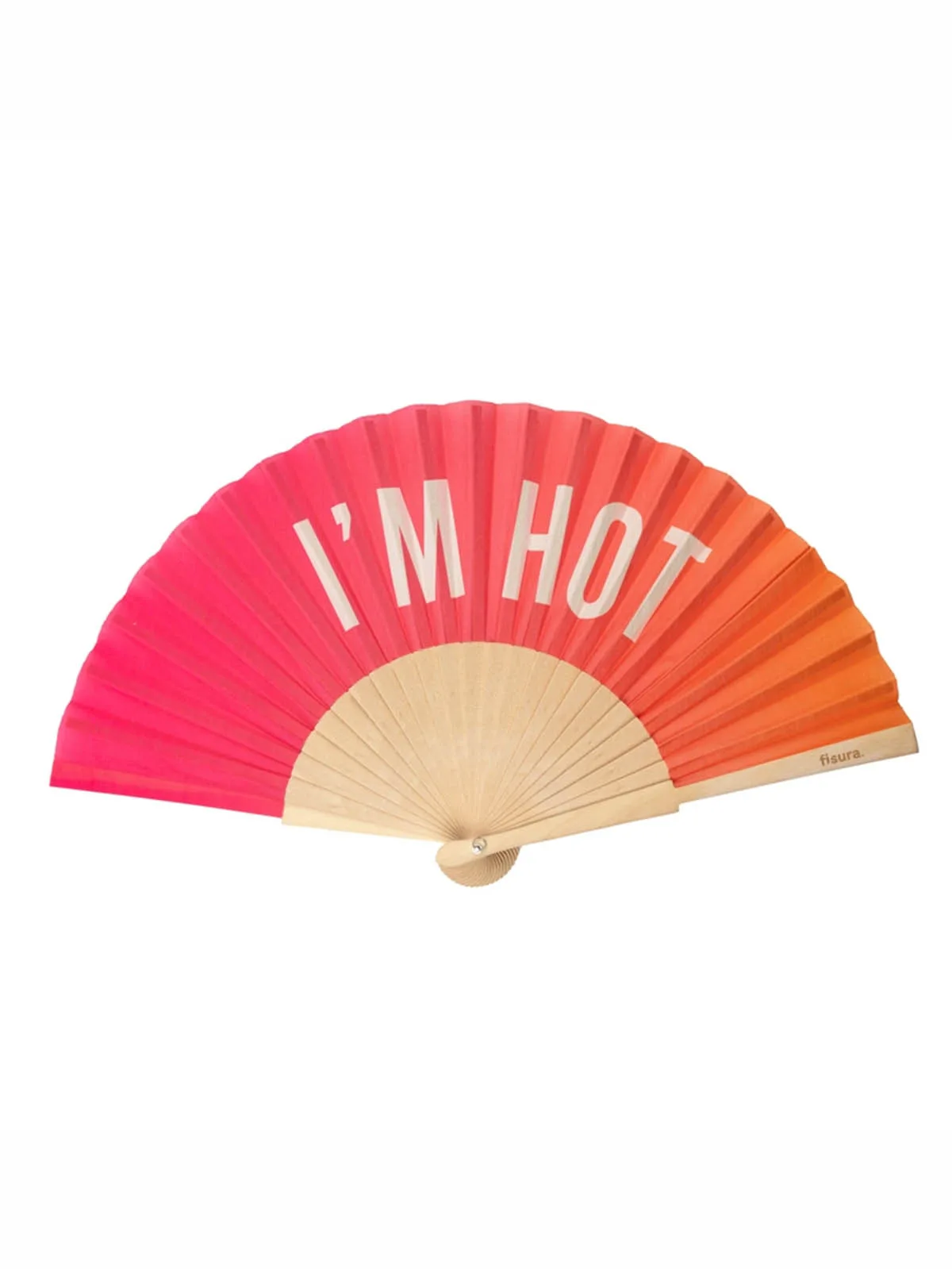 Vifte - I'm hot (rød-orange)