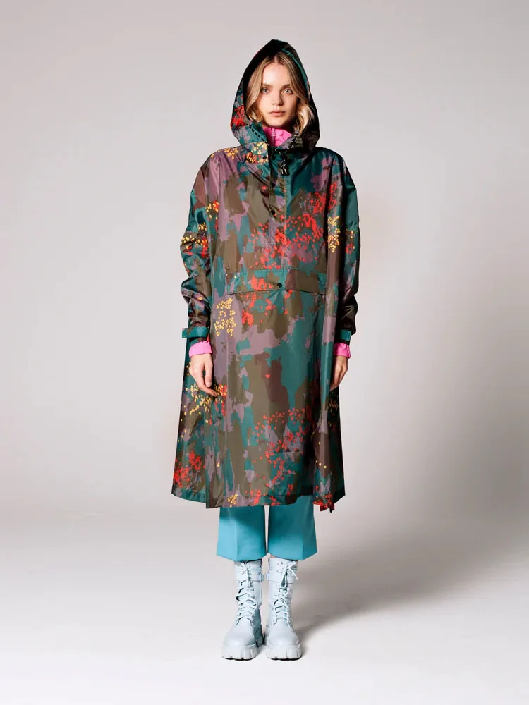 Regnponcho - Digi Forest Camo