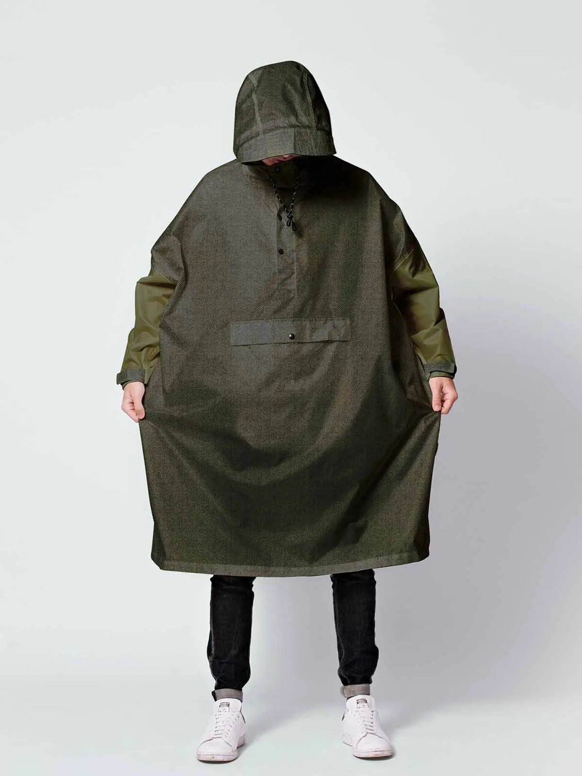 Regnponcho - Herringbone