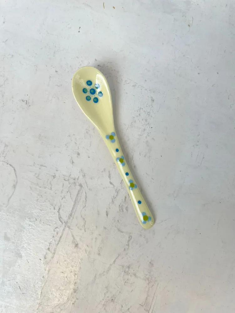 Saltske "Mahaba" 11 cm - Flere farver - Lysegul med blå
