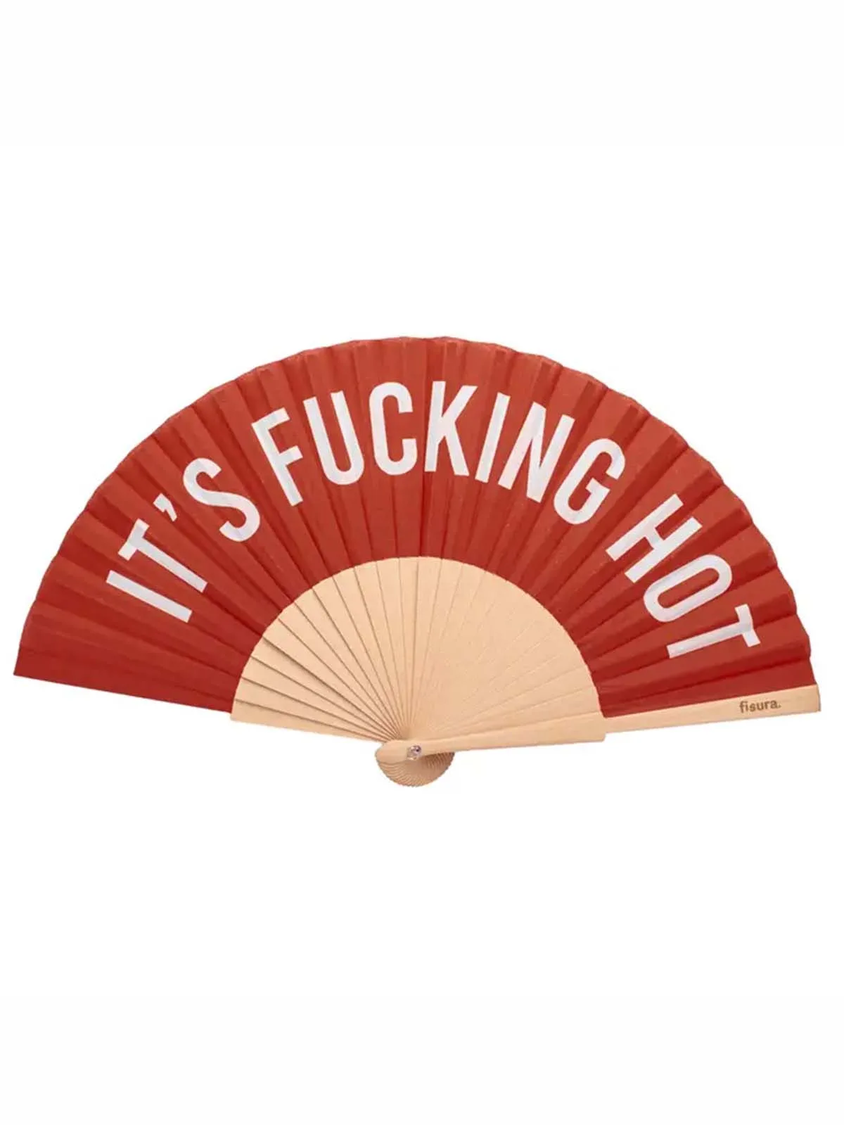 Vifte "It's fucking hot" - Rød
