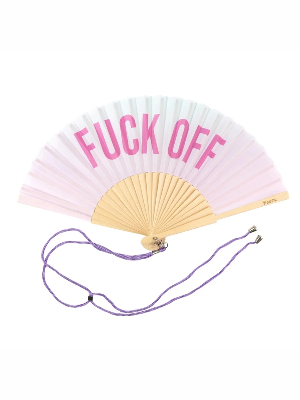 Vifte "Fuck off" - Lilla