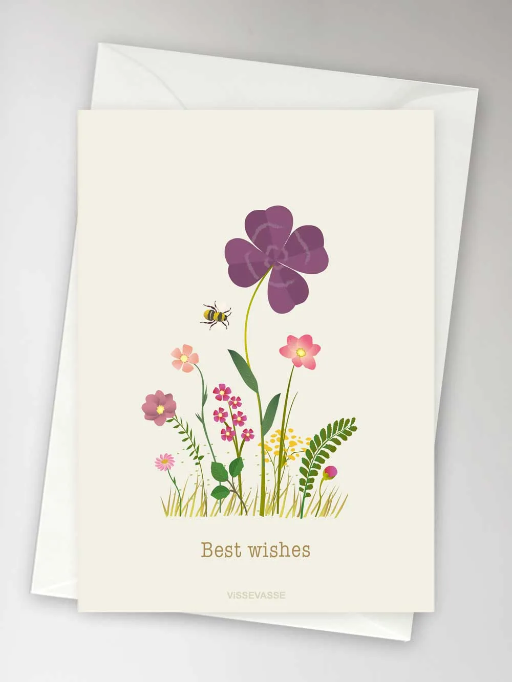 Anledningskort med kuvert - BEST WISHES
