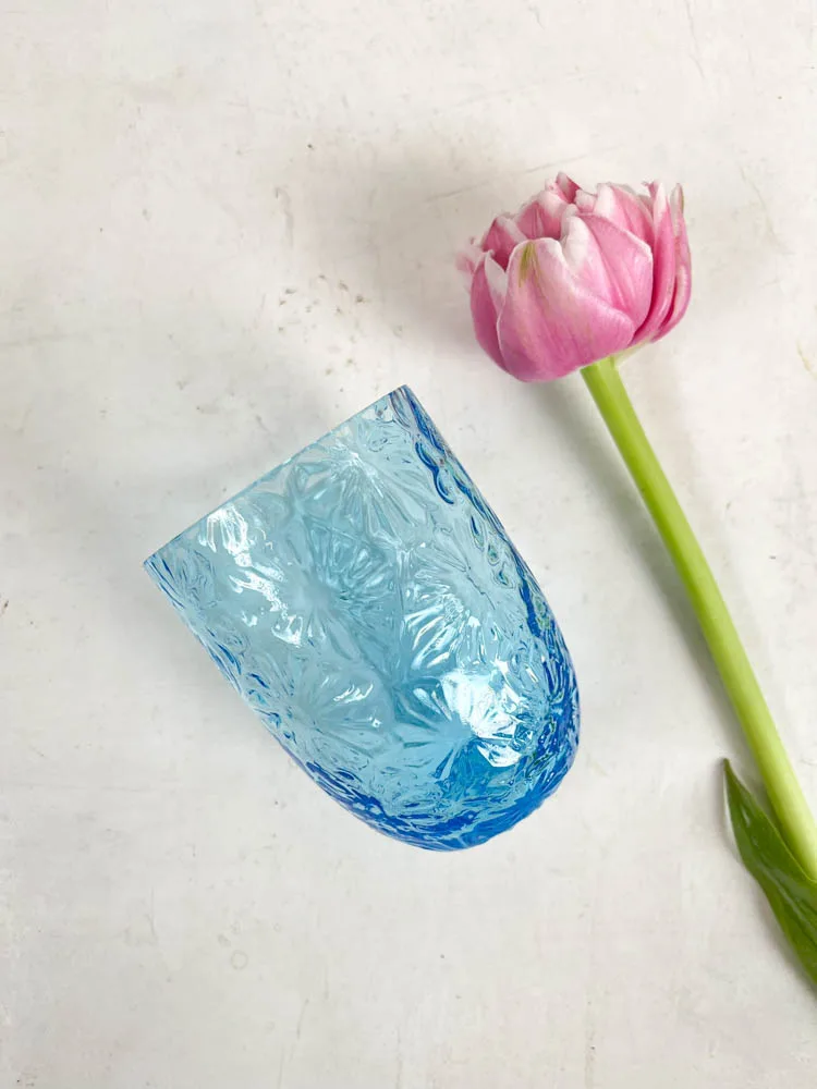 Flower glas - Azur