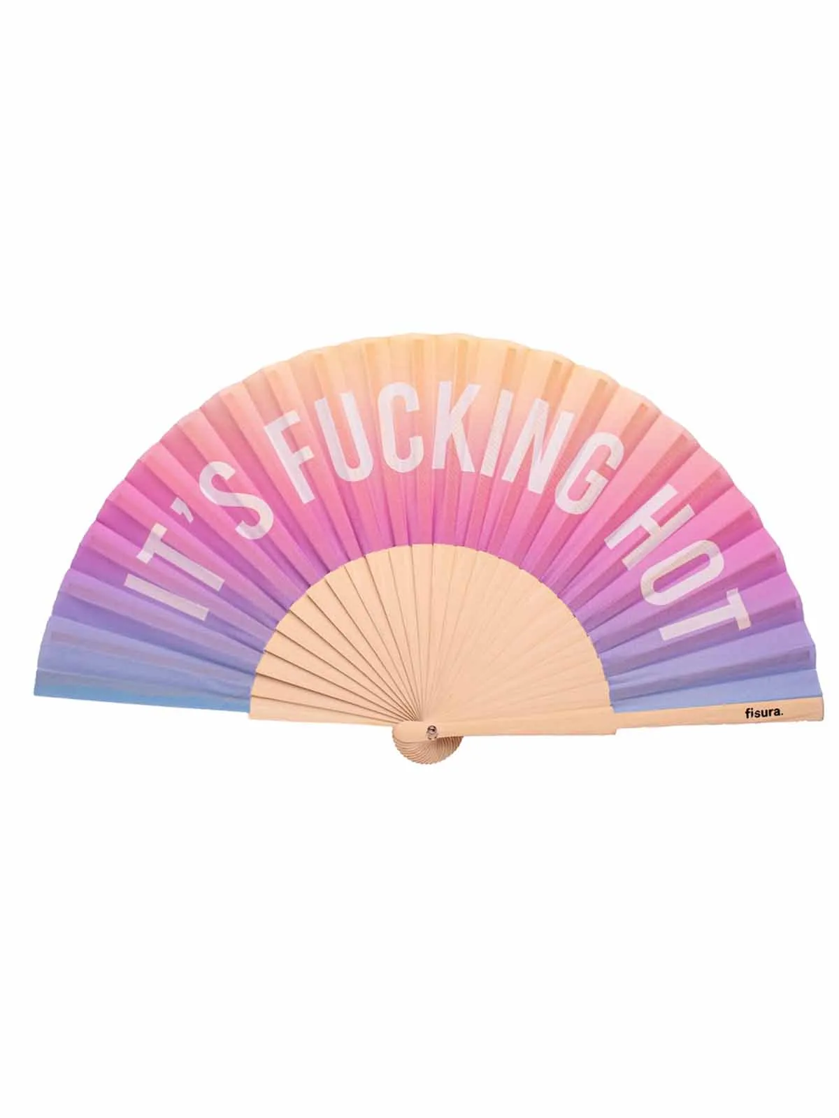 Vifte - It's fucking hot (gradueret blå og pink)