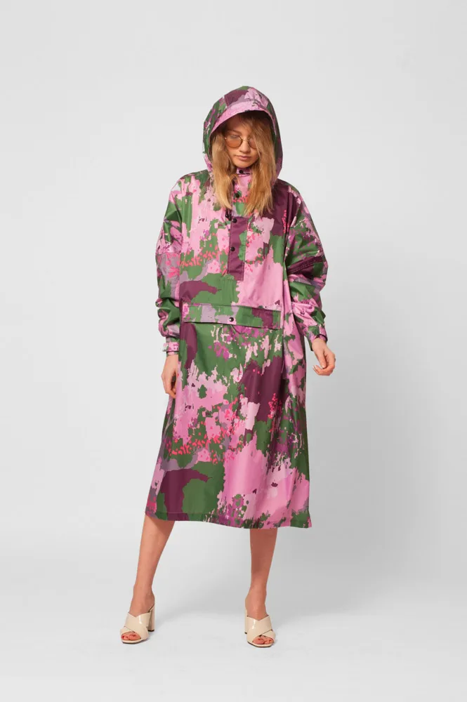 Regnponcho - Digi Spring Camo