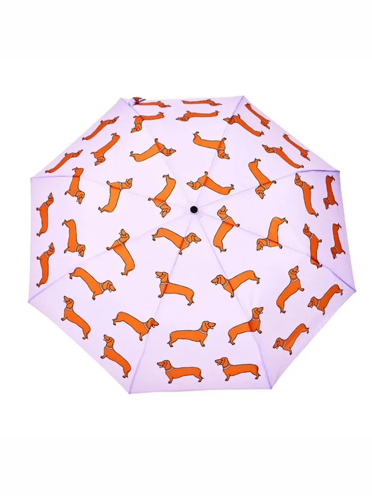 Paraply - Lilla med gravhunde